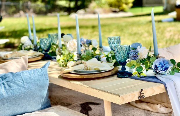 Picinic table setting